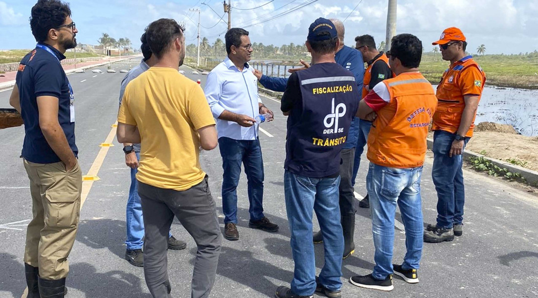Governo de Sergipe realiza processo de contratação direta  por dispensa de licitação para obra em trecho da Orla Sul / Foto: Ascom/Sedurbi