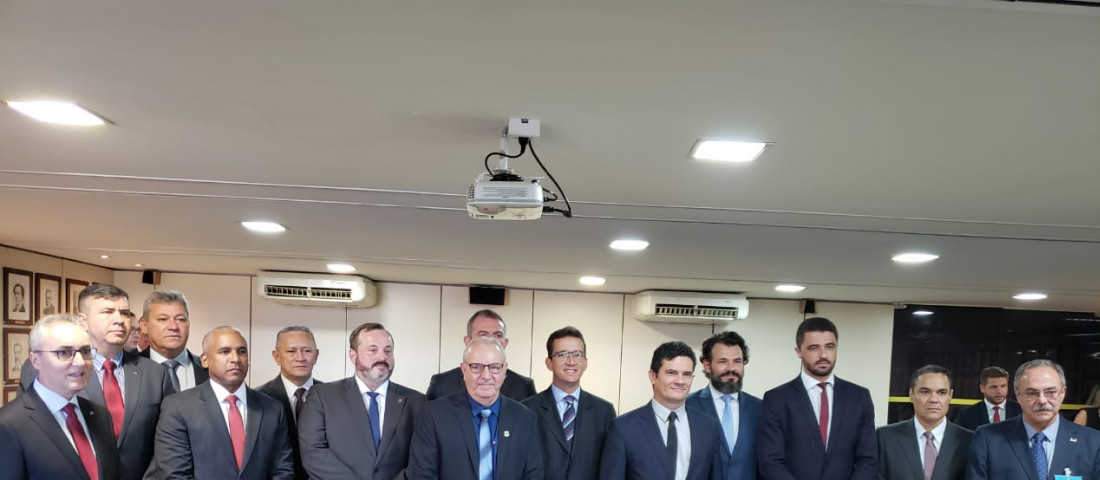 Secretário da Justiça e Cidadania de Sergipe participa de reunião com Sérgio Moro / Foto: Ascom/SSP