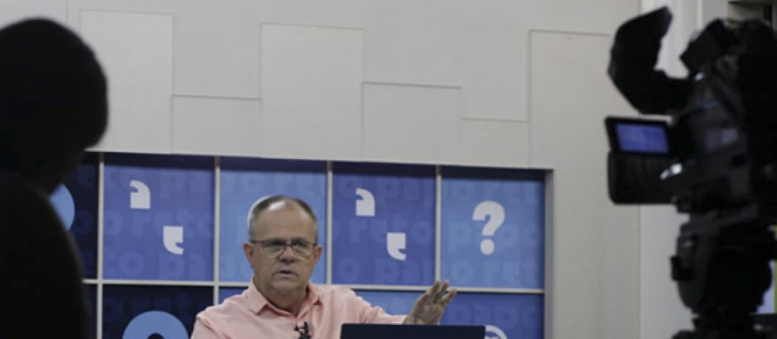 Durante o Programa Papo Reto, o governador respondeu às diversas perguntas enviadas, entre elas a polêmica sobre a carreta que chegou à Aracaju - Foto: Marco Vieira/ASN