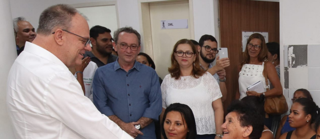 Com o objetivo de oferecer um serviço ainda melhor às usuárias do Caism, o governador Belivaldo Chagas dedicou o período desta manhã para conhecer de perto a unidade / Fotos: Marco Vieira/ASN