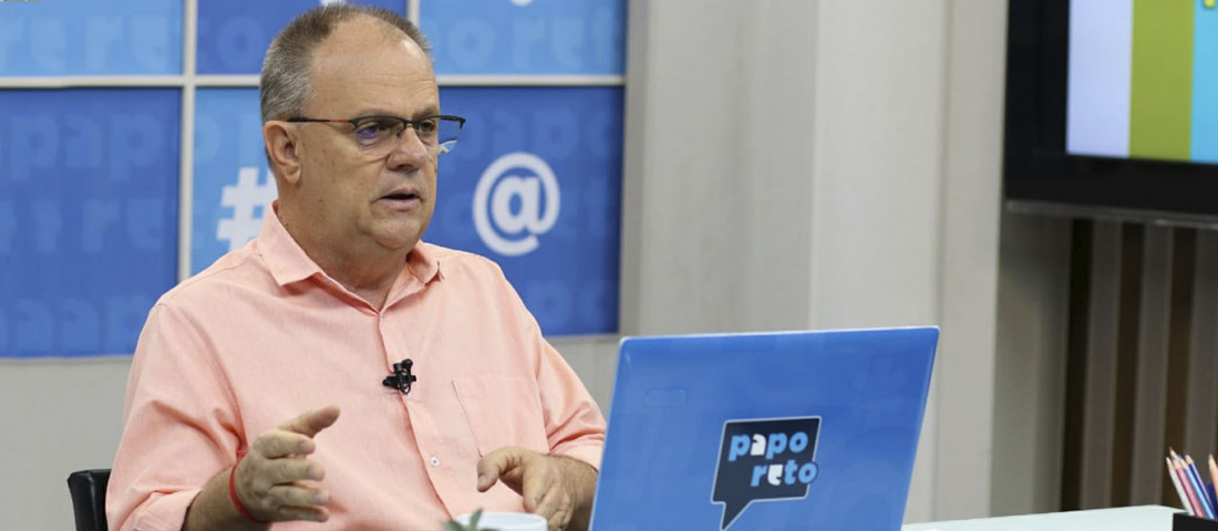 Após uma pausa breve, nesta terça-feira (27), foi ao ar mais uma edição do Programa Papo Reto, com governador Belivaldo Chagas, transmitido pela Tv e Rádio Aperipê. Entre os principais temas abordados, os bons índices da Segurança Pública no estado e os investimentos do governo para o desenvolvimento de Sergipe em áreas como Educação e Desenvolvimento Econômico - Fotos: Marco Vieira/ASN