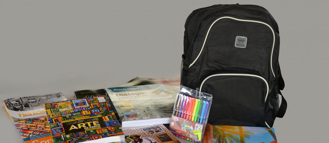 kit escolar do Colégio Estadual Barão de Mauá / Foto: Maria Odília