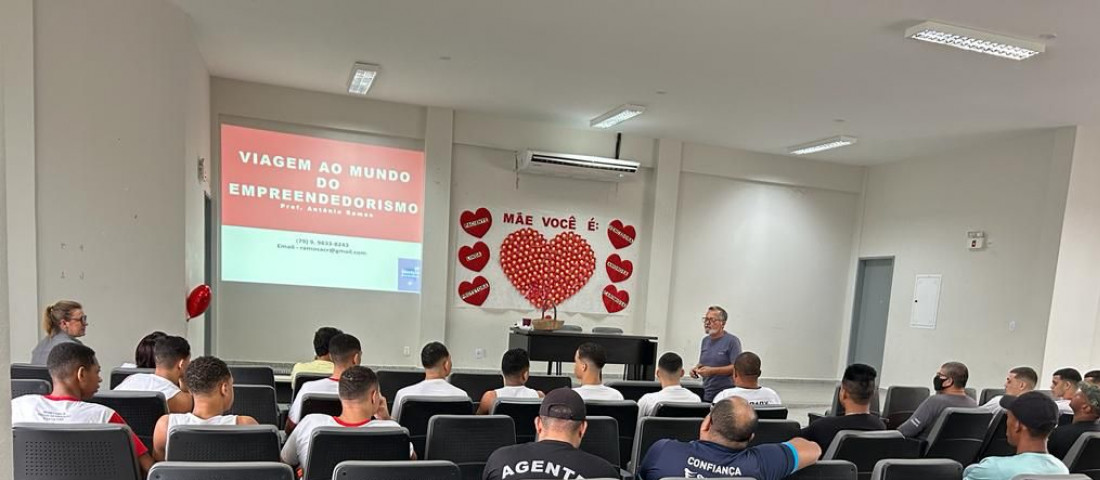 Jovens da Casem participam de palestra sobre empreededorismo / Foto: Ascom/ Seasc