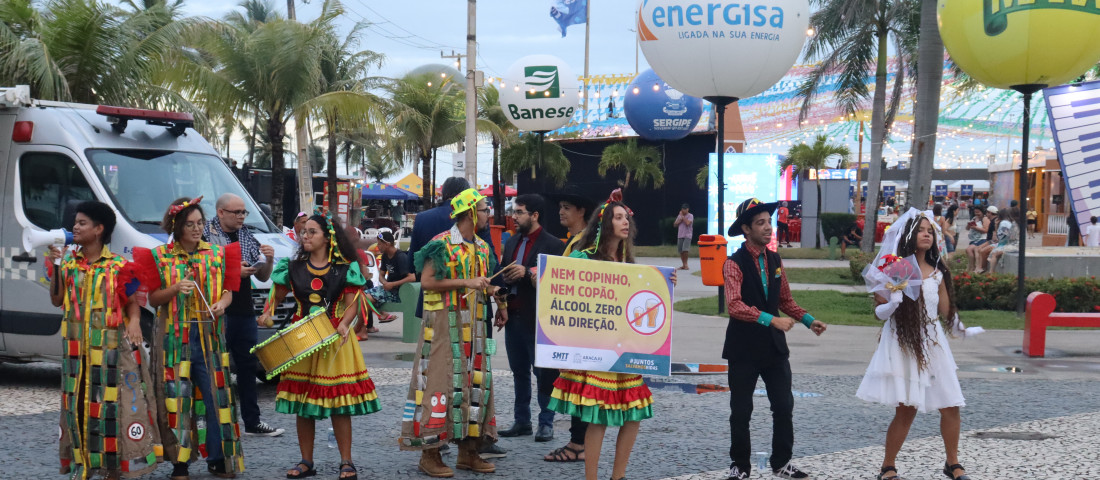 Blitz são intensificadas nos arredores da Orla de Atalaia / Foto: Ascom Detran