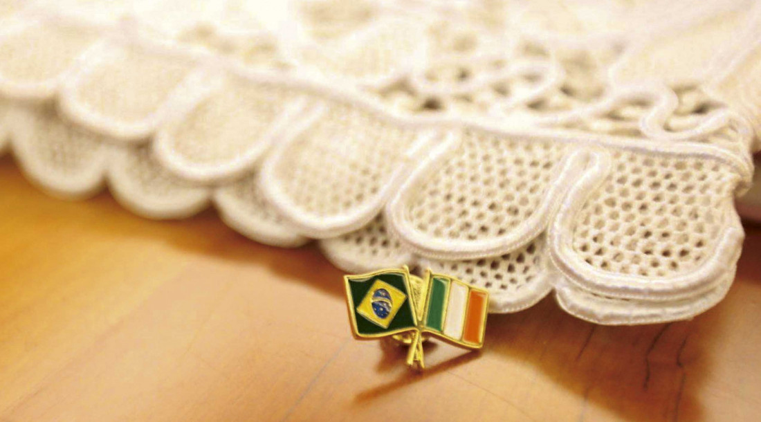 Visita tem o intuito de promover o intercâmbio cultural e comercial da renda irlandesa produzida no estado / Foto: Júlio Dutra