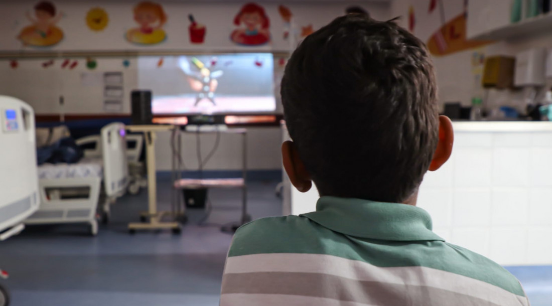 O “Cine HC” é mais uma ação de humanização do Hospital da Criança e acontecerá uma vez por mês //Foto: Flávia Pacheco
