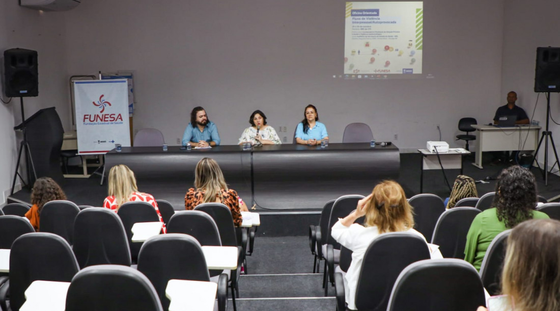 Saúde promove oficina orientada para discutir violência interpessoal e autoprovocada / Foto: Flávia Pacheco