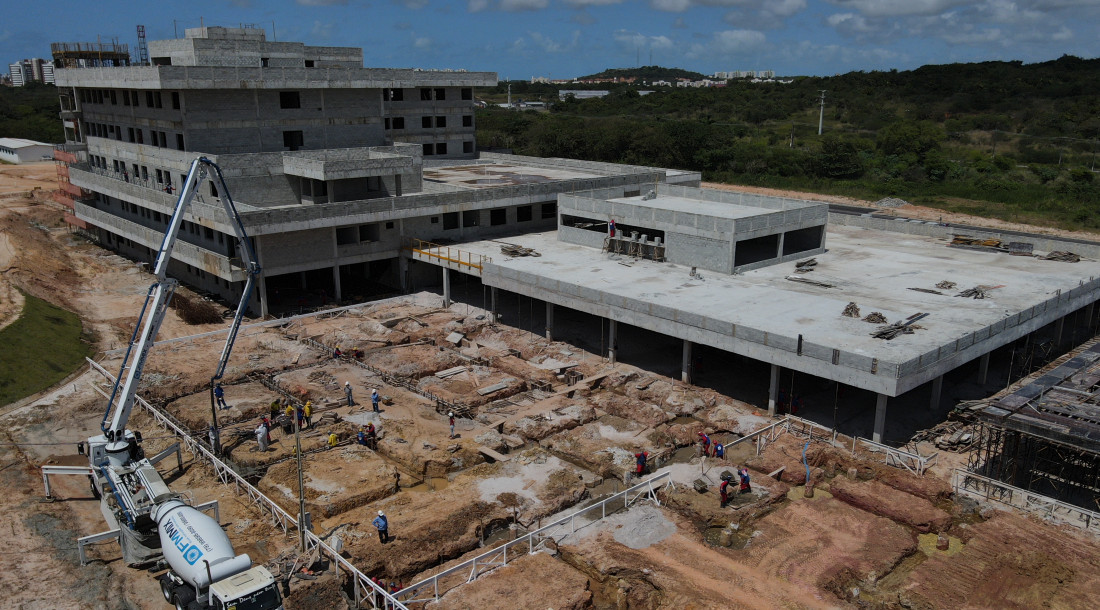 Hospital do Câncer é uma das obras que contam com acompanhamento da Cehop  /  Foto: Marcos Rodrigues