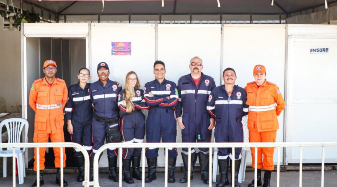 As equipes atenderam no formato do Suporte Intermediário de Vida (SIV), onde estiveram à disposição 27 profissionais por dia  //Foto: Flávia Pacheco
