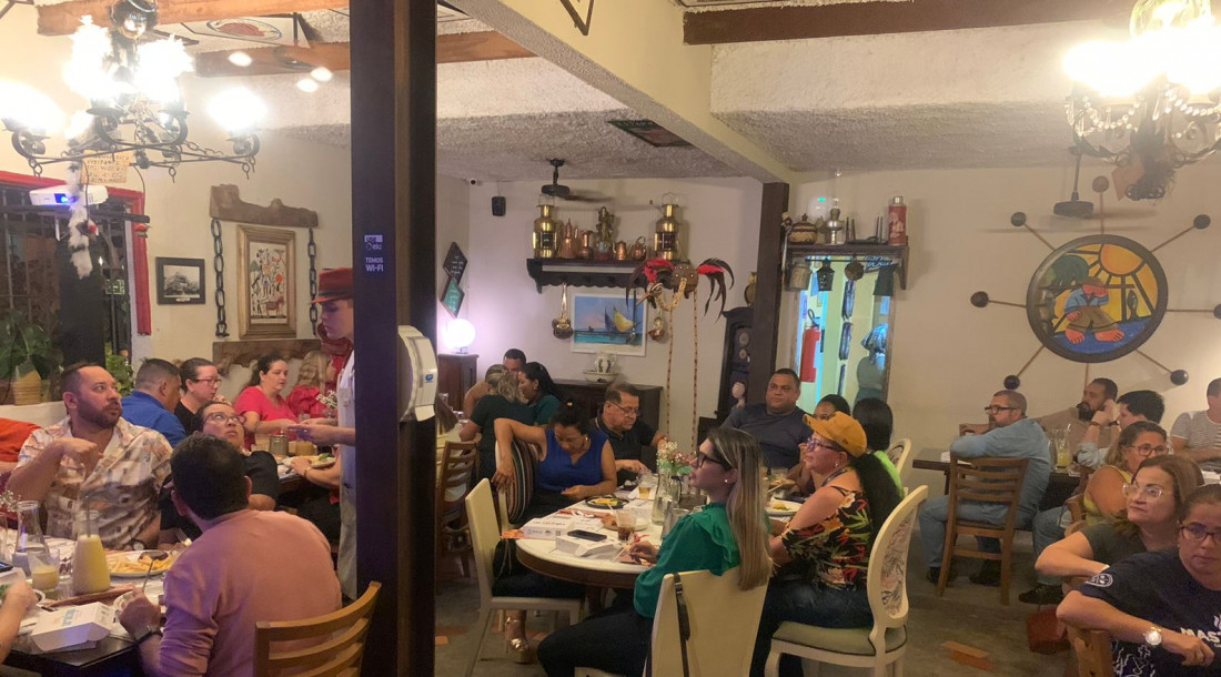 Salão do restaurante ficou lotado para a capacitação de, aproximadamente, 100 agentes de viagens / Foto: Autimira Menezes/Setur