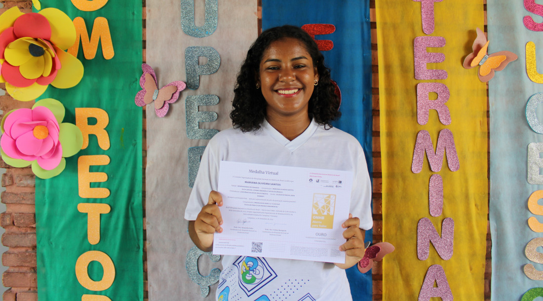 Aluna Mariana Oliveira / Fotos: Arquivo Seduc