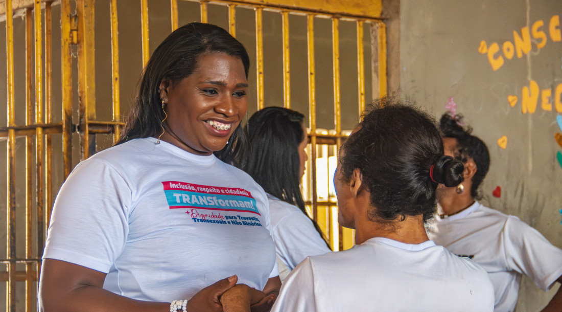 Nesta terça-feira, 30, a Coordenadoria de Política Pública para População LGBTQIAPN+ realizou uma roda de conversa no Copemcan | Foto: Arthuro Paganini