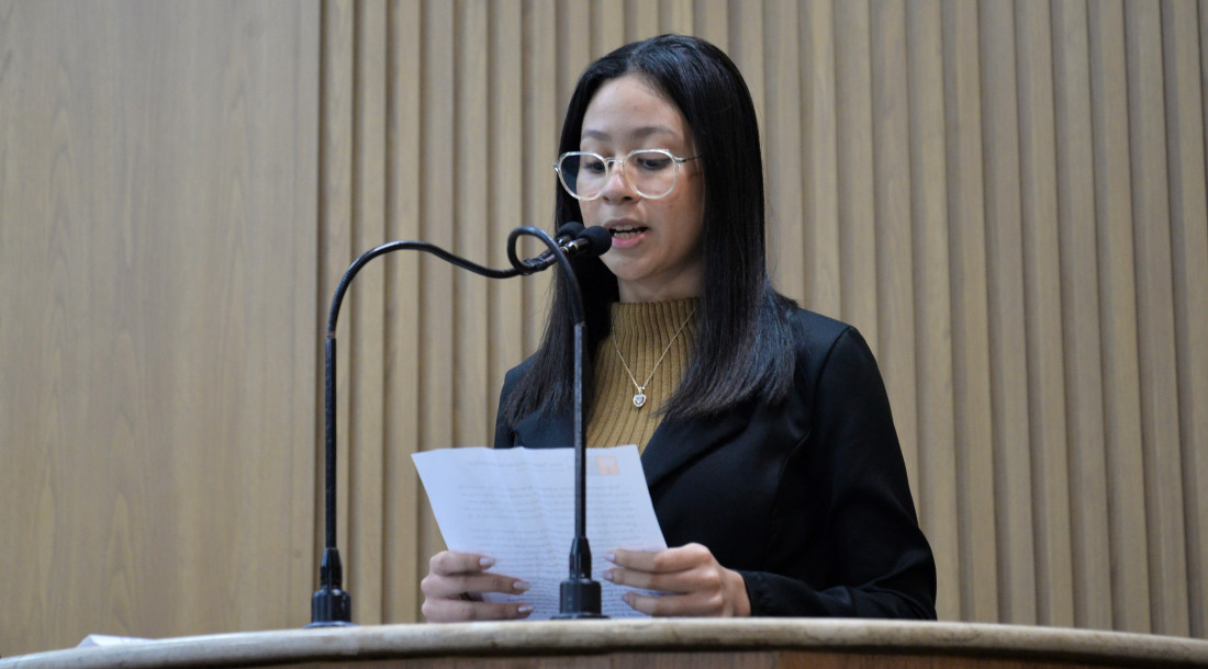Williane Vitória é aluna do Centro de Excelência Dr. Edelzio Vieira de Melo, em Santa Rosa de Lima | Foto: Maria Odília