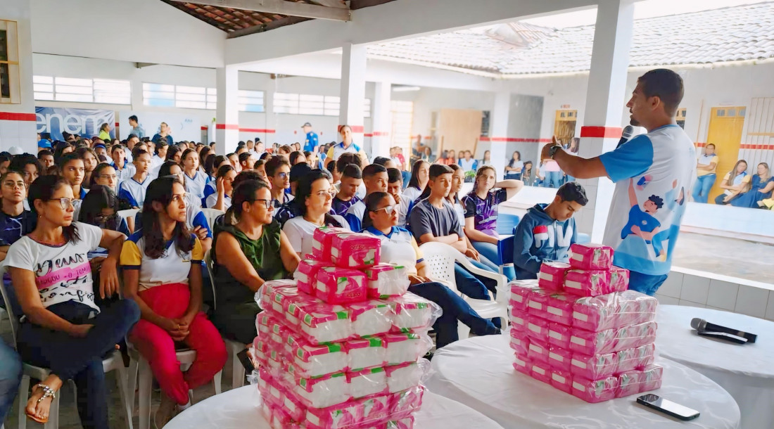 Palestra serviu para demonstrar a importancia do Programa Cuidar-SE para a comunidade escolar/ Foto: Maria Odilia
