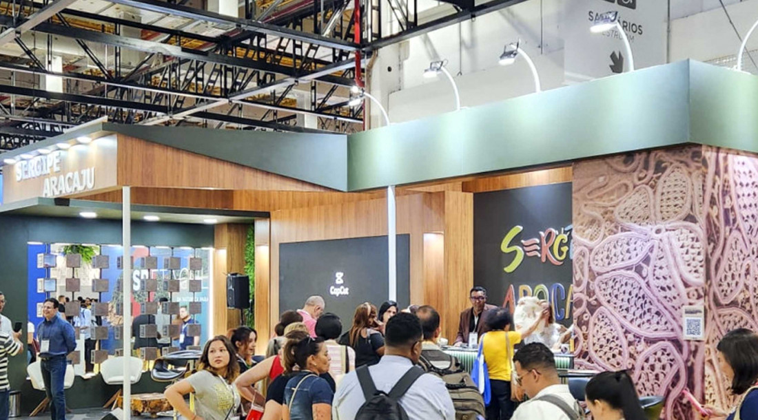 Em 2023, estande de Sergipe fez sucesso e encantou visitantes / Foto: Matheus Moura/Setur