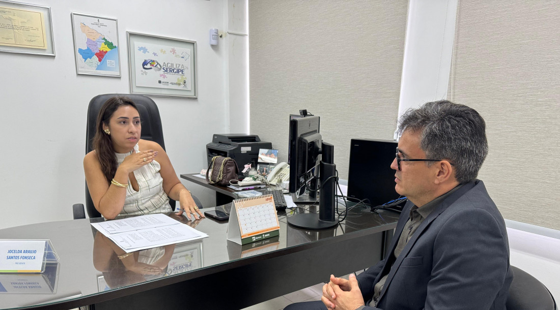 Adema firma cooperação com a Jucese para utilização do Agiliza Sergipe // Foto: Ascom/ Adema