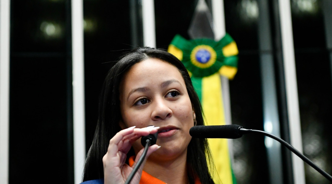 Williane Vitória é aluna do C.E. Dr. Edelzio Vieira de Melo,  em Santa Rosa de Lima / Fotos: Senado Federal e Divulgação/Unidade escolar