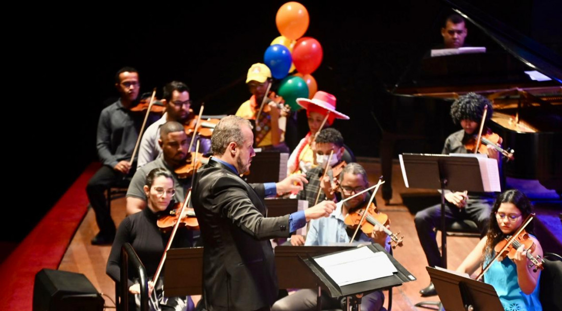 CineOrquestra foi realizado nesta quarta-feira, 8, com repertório composto por trilhas sonoras de filmes; concerto também será realizado nesta quinta-feira, 9 / Foto: Erick O’Hara