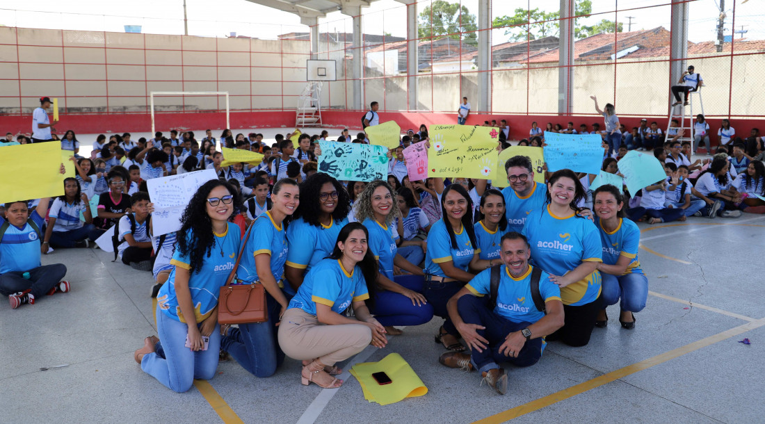 Atividade do Acolher no Colegio Estadual Dr. Jugurta Barreto De Lima / Foto: Ascom Seduc