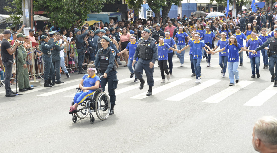 Desfile de 7 de Setembro destaca inclusão e acessibilidade nas apresentações// Fotos: Ascom /Seduc