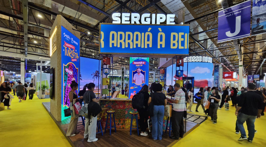 Em abril, Sergipe participou da WTM Latin America, em São Paulo, para divulgar os festejos juninos / Foto: Arquivo Setur