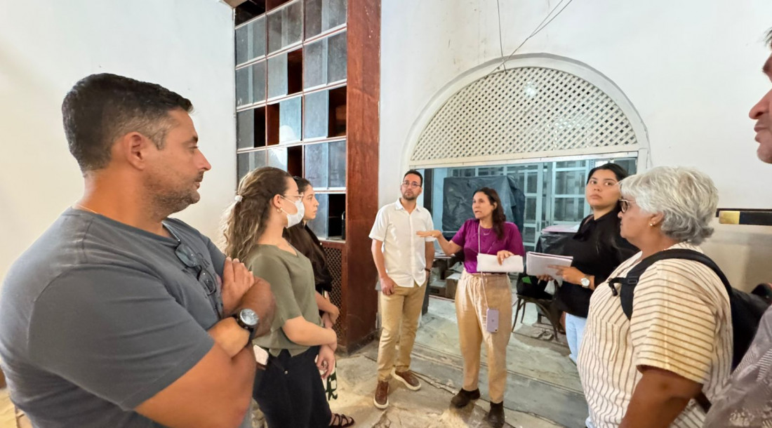 Obra de restauração começou em janeiro de 2023 e está em fase final / Foto: Ascom Funcap