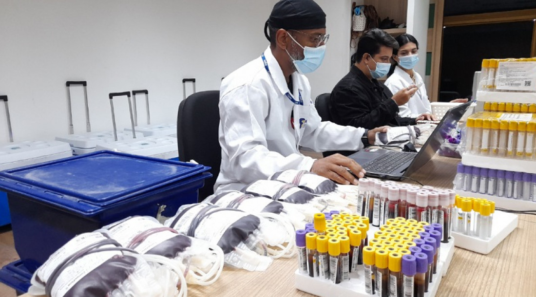 Sangue coletado no hemocentro atende pacientes oncológicos, com anemias crônicas, cirurgias de urgência do Sistema Único de Saúde assistidos na hemorrede estadual / Foto: Ascom SES