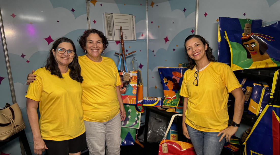 Secretaria do Trabalho amplia serviços disponíveis na Vila da Criança, a exemplo das artesãs do projeto Recria  /  Fotos: Ascom Seteem