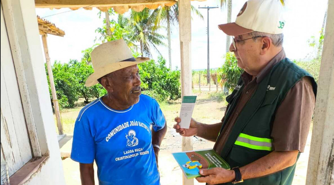 Fiscalização educativa promove uso consciente de agrotóxicos // Foto: Ascom/ Seagri