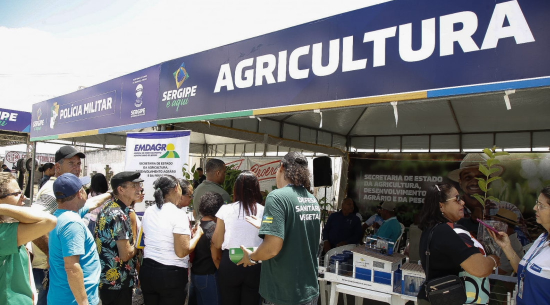 Estande da Agricultura sempre atrai um grande publico  / Foto: Vieira Neto