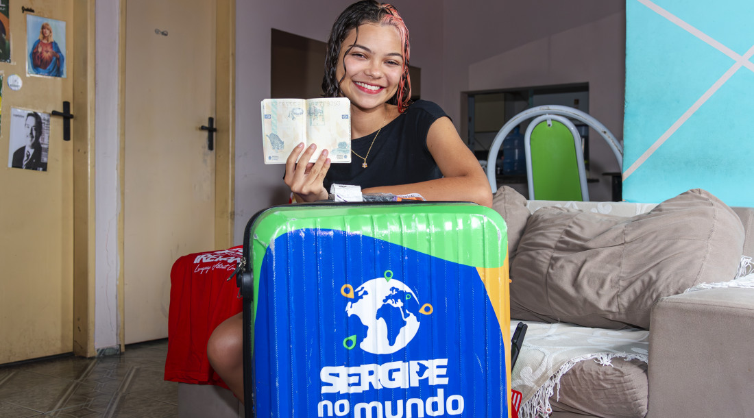 Nathália Borges é veterana da 1ª turma do 'Sergipe no Mundo' e destaca experiências marcantes durante o intercâmbio na Irlanda / 7Foto: Thiago Santos