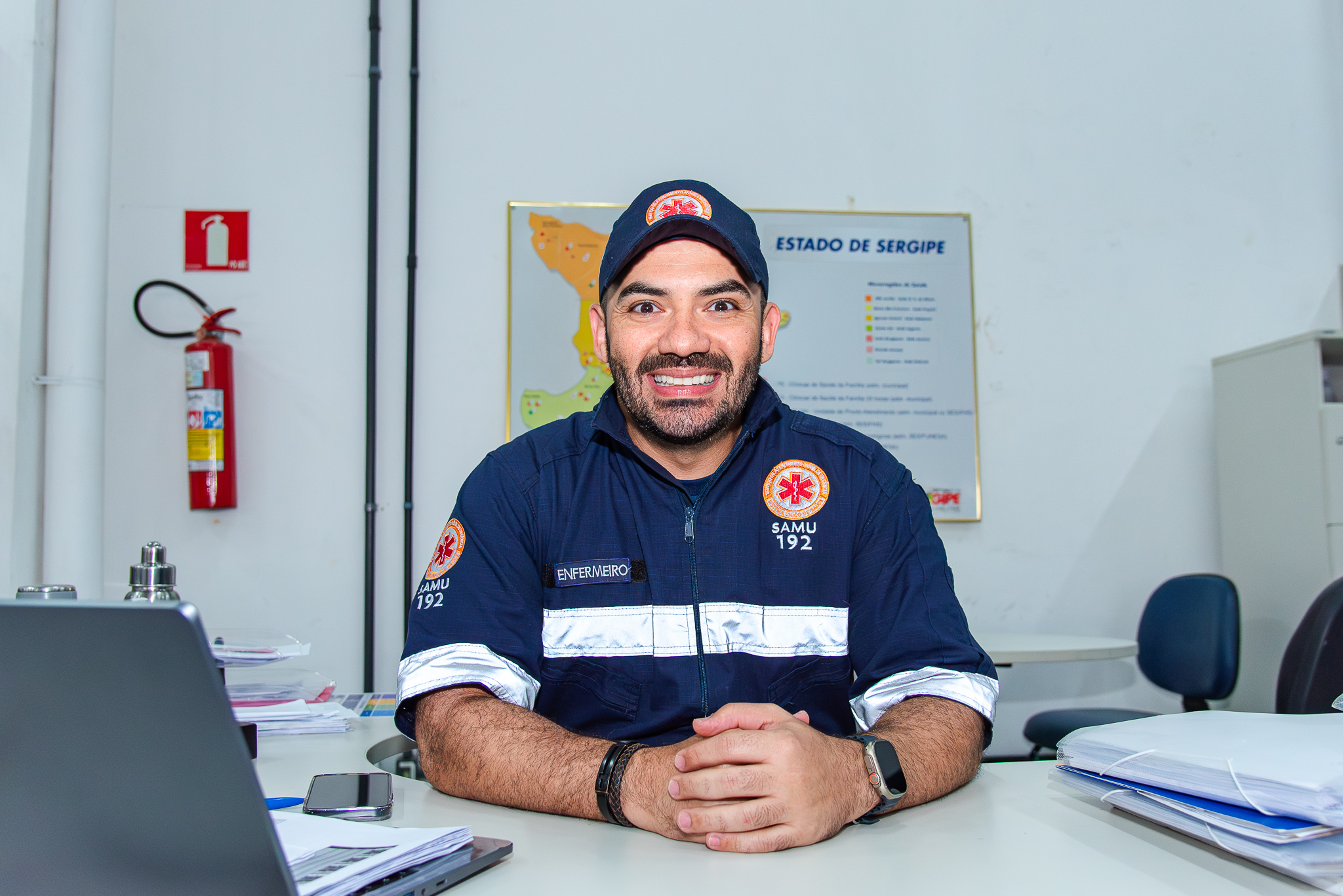 Segundo o superintendente do Samu, Ronei Melo, o investimento veio em um momento crucial para a unidade // Foto: Thiago Santos