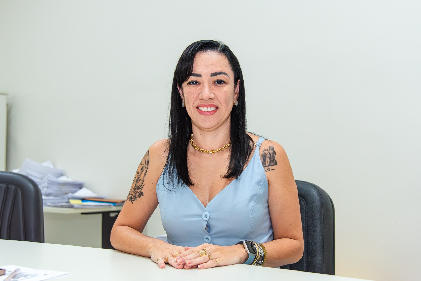 Arianne Costa, coordenadora do Complexo Regulatório do Estado, que engloba o CRU, frisou a importância do investimento para a eficiência do serviço que é prestado à população // Foto: Thiago Santos