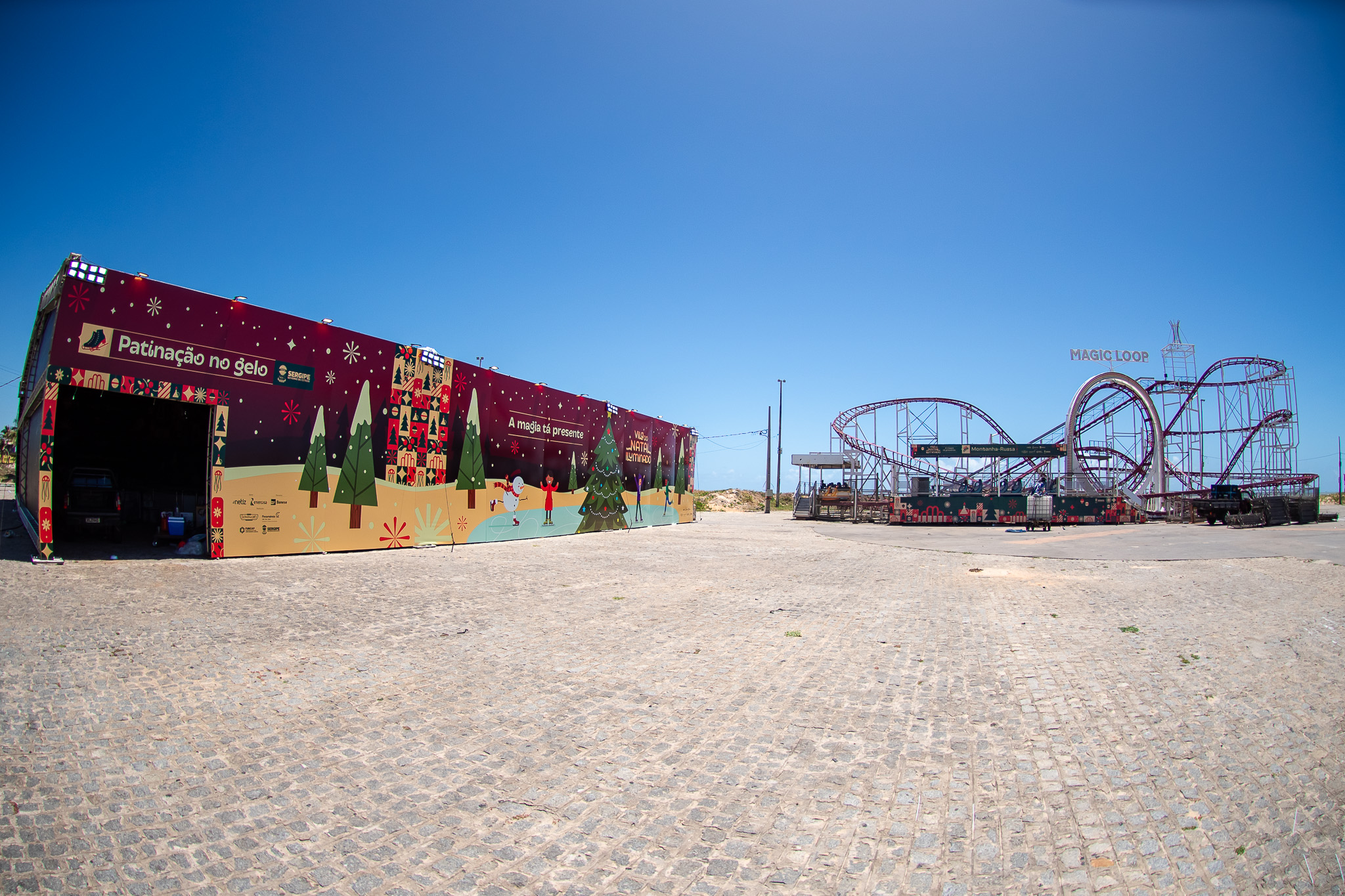 Público poderá se divertir na pista de patinação e na montanha-russa / Foto: Thiago Santos