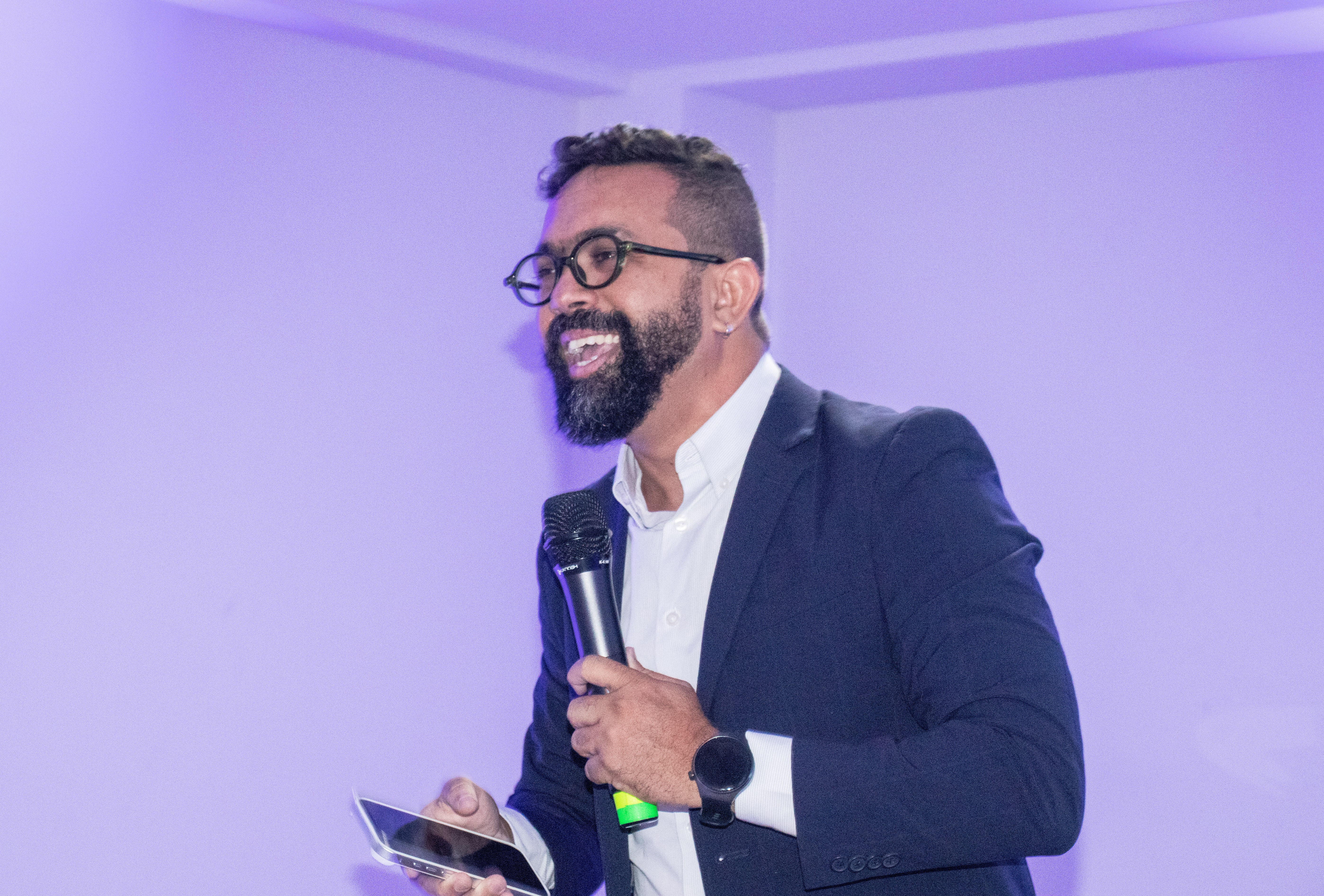 Um dos paineis foi ministrado pelo comunicador e professor Marcolino Joe / Foto: Ascom Seplan