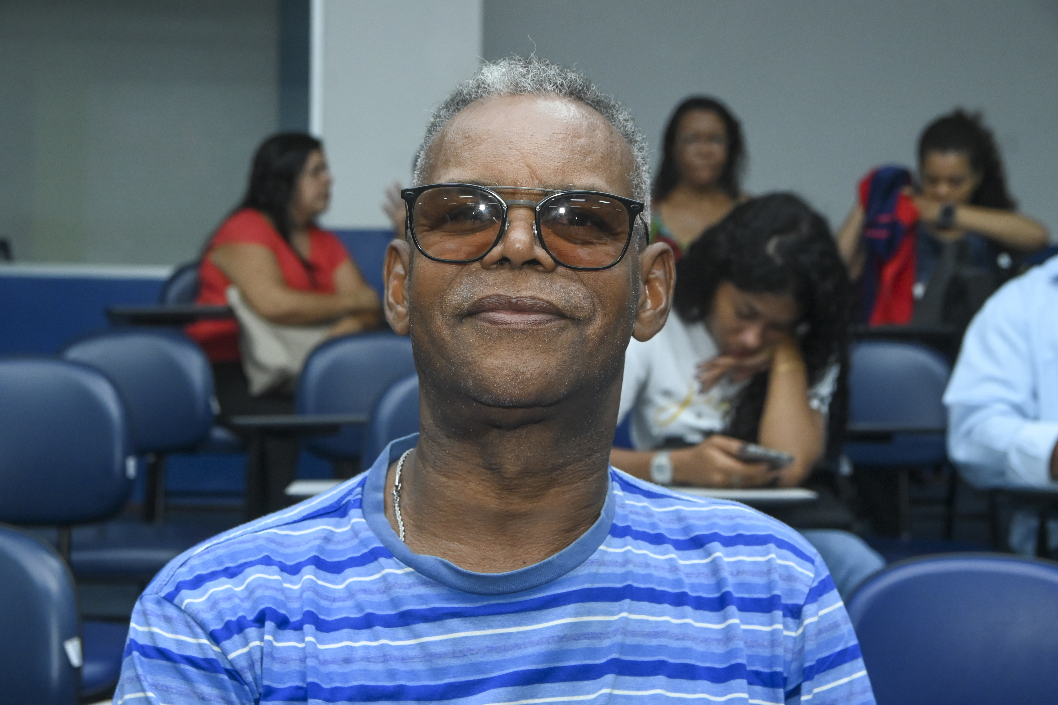 Já José Alberto Santos, de 63 anos, trabalhou 42 anos na Deso e aderiu ao PDV da Deso, enfatizou a importância da ação e a disponibilizada de contribuir com sua vasta experiência na área // Foto: Erick O'Hara