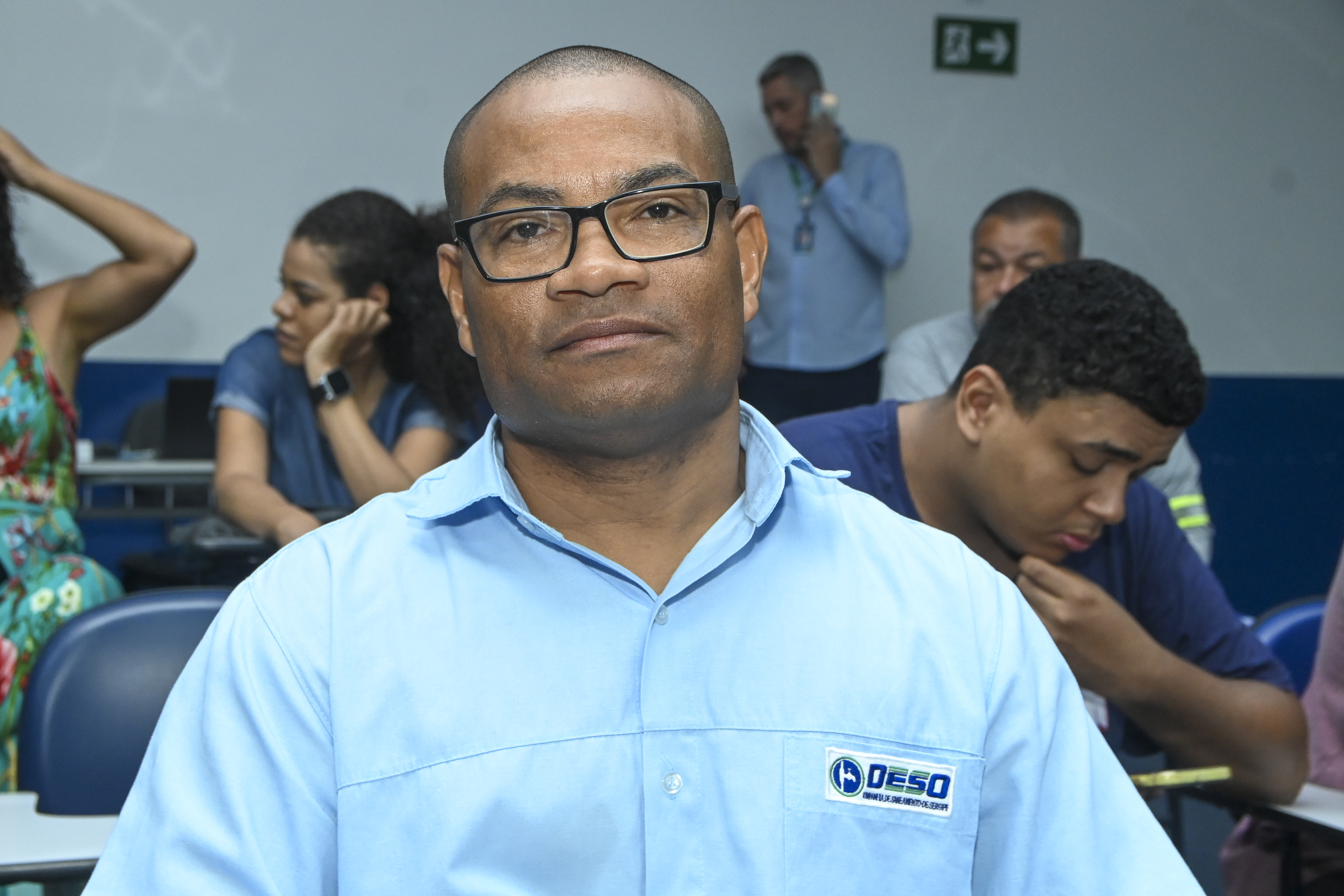 Por fim, Cleomenes Santos Ribeiro, supervisor da Deso, há 19 anos na companhia, enalteceu o esforço em garantir melhores condições e trabalho e valorização dos profissionais // Foto: Erick O'Hara