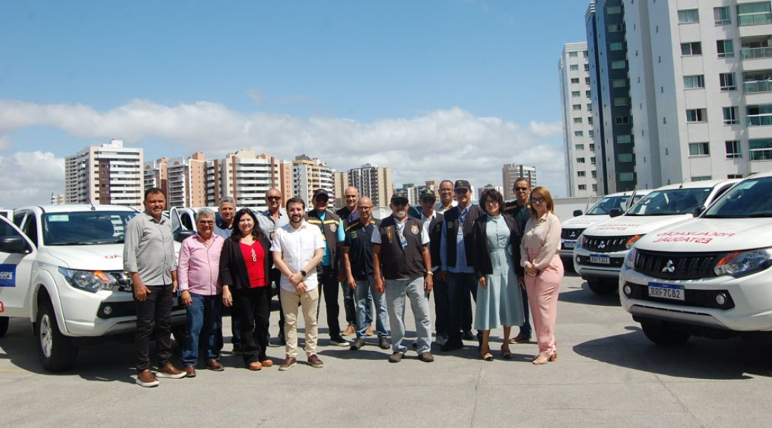 Sete veículos serão usados no trabalho itinerante de fiscalização realizado pelo órgão / Foto: Ascom Sefaz