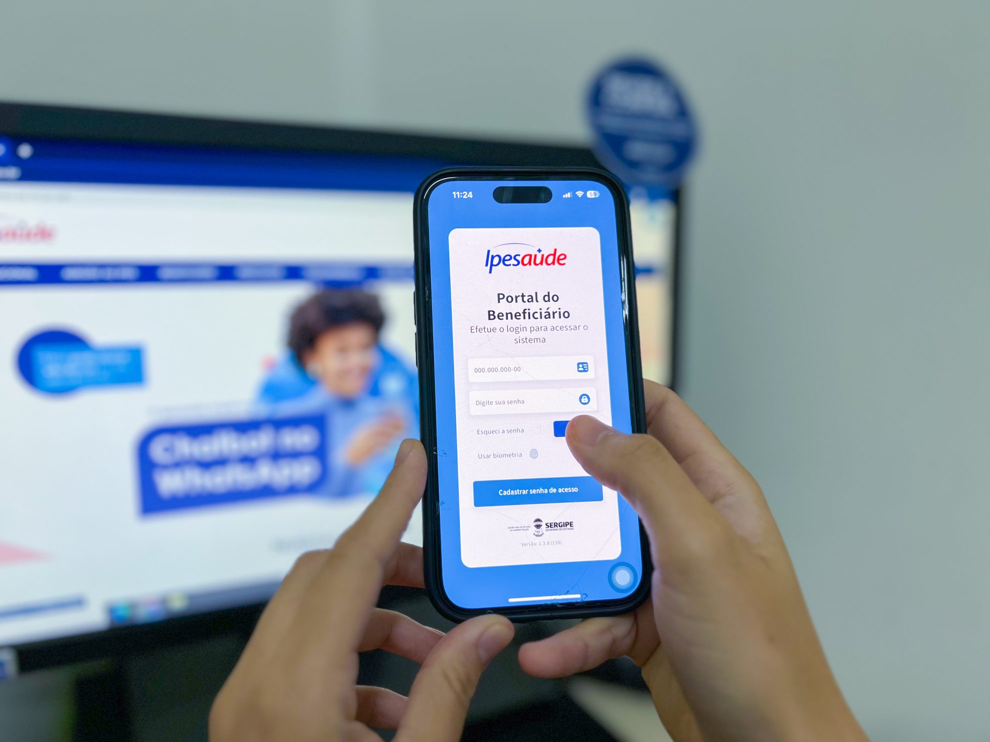 Em janeiro, foi lançado o aplicativo 'Meu Ipesaúde', que proporciona mais facilidade ao beneficiário / Foto: Ascom Ipesaúde