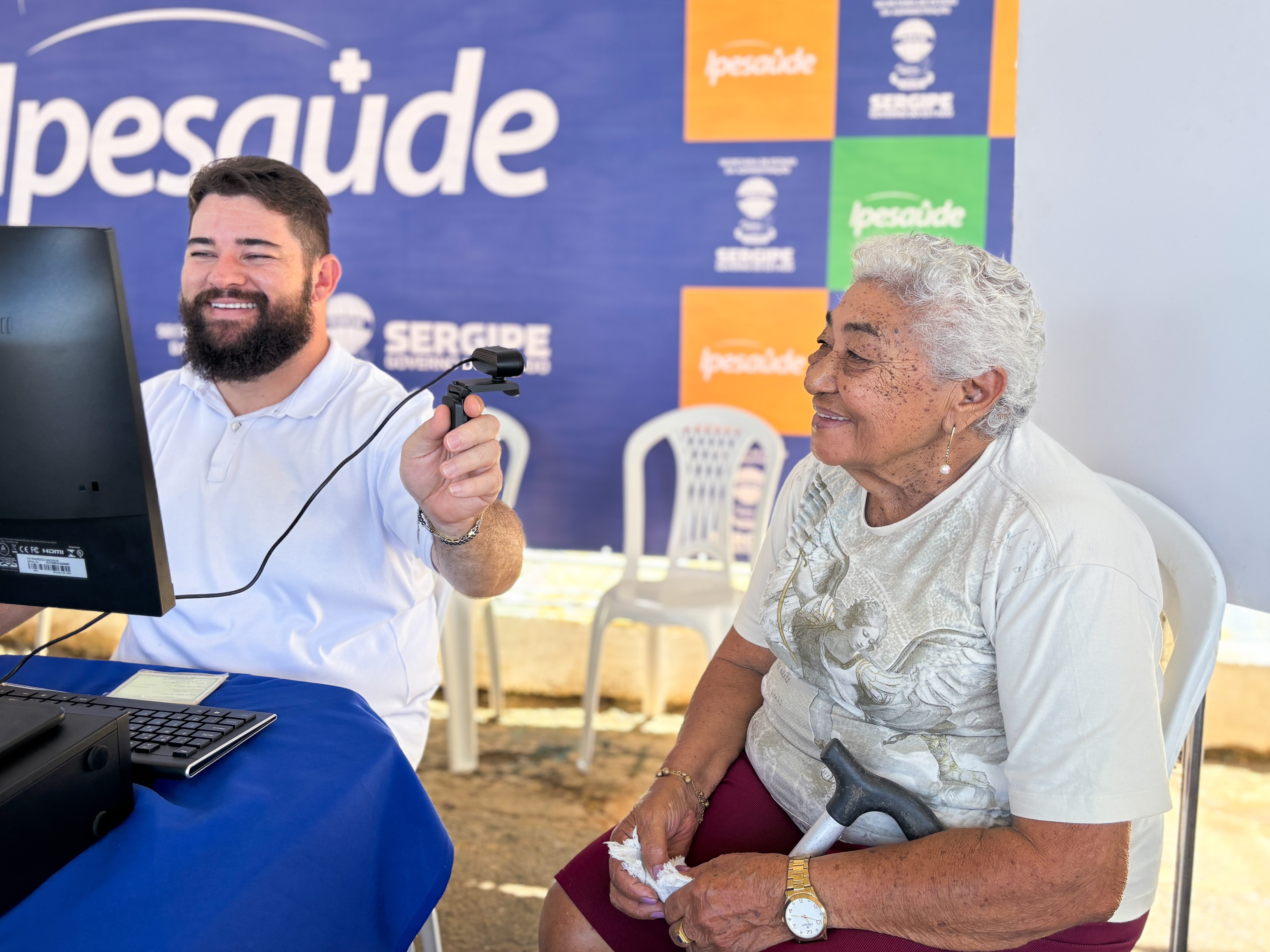 Ipesaúde esteve presente no programa itinerante do governo 'Sergipe é aqui' / Foto: Ascom Ipesaúde