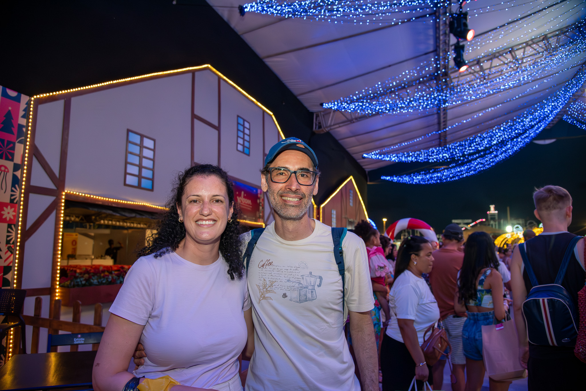 Camila e o marido são de São Paulo e estão em Sergipe pela primeira vez / Fotos: Thiago Santos