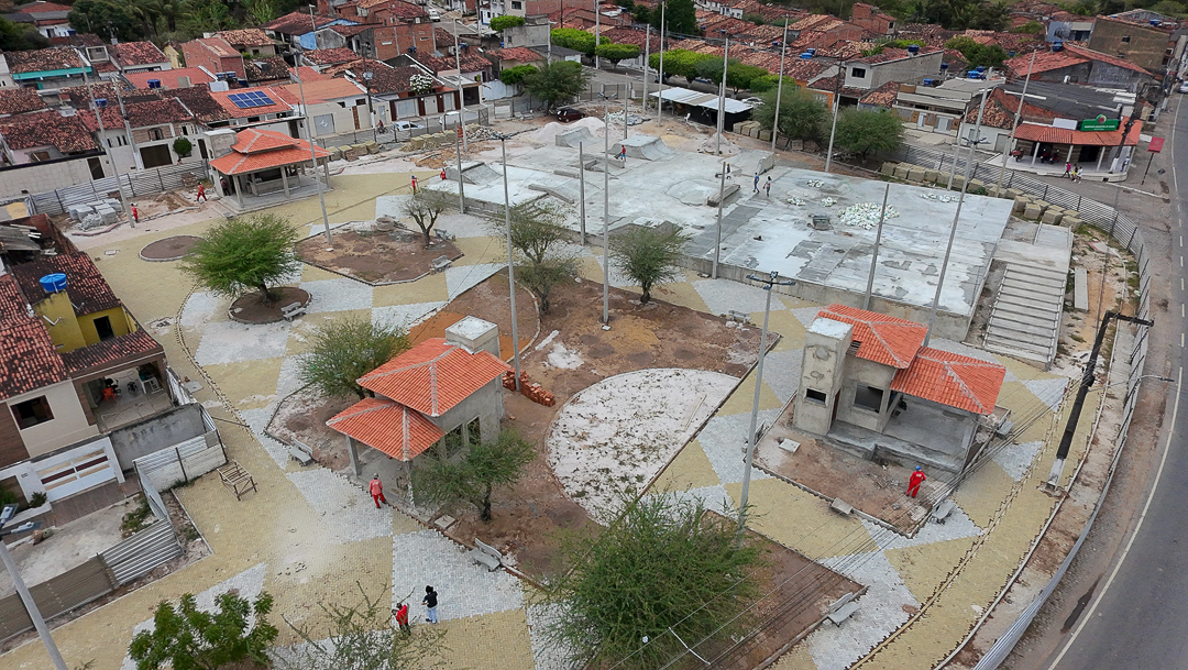 Praça em Riachuelo / Foto: Marcos Rodrigues