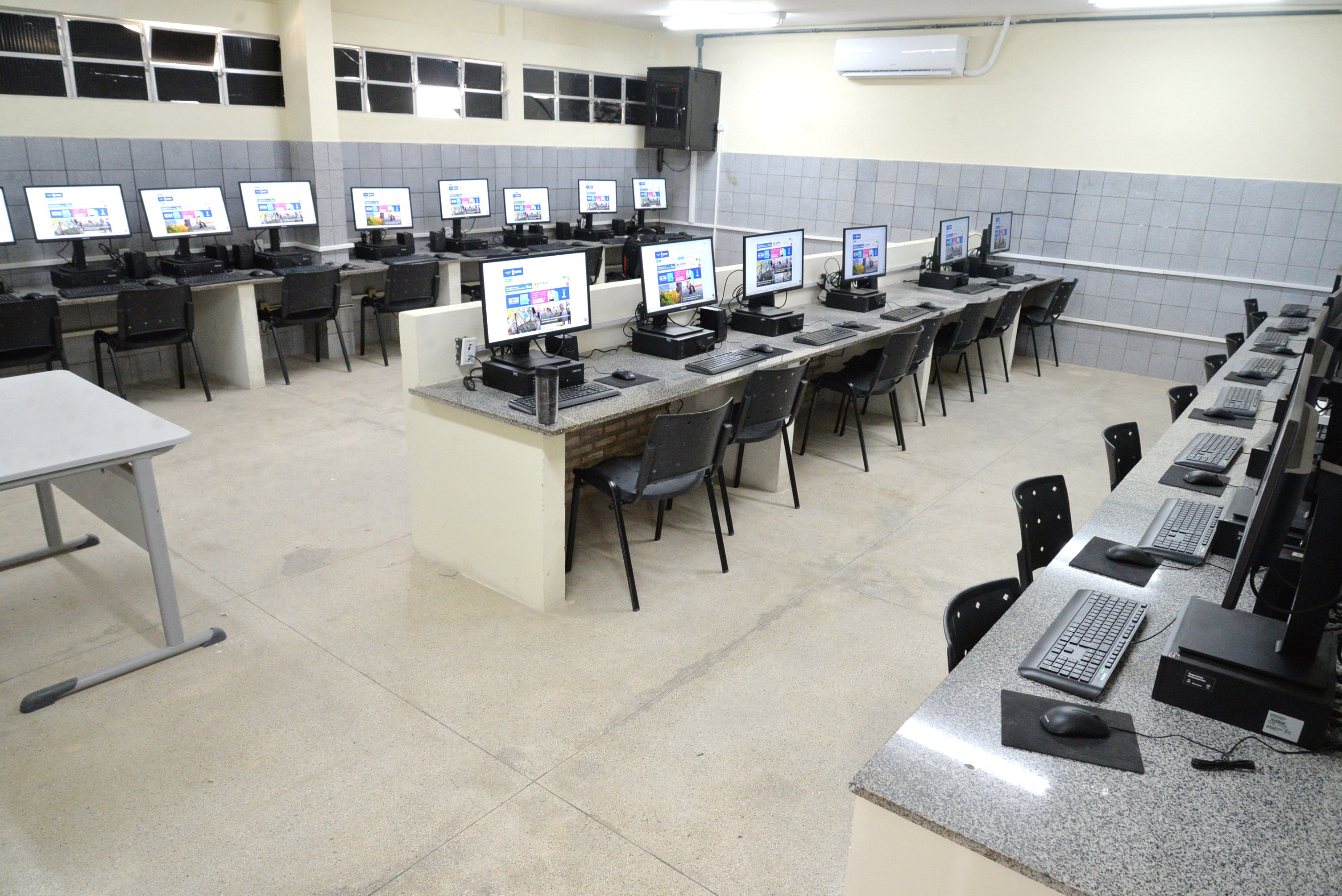A climatização da escola teve um investimento total de R$ 450.074,76 / Fotos: Ascom Seduc