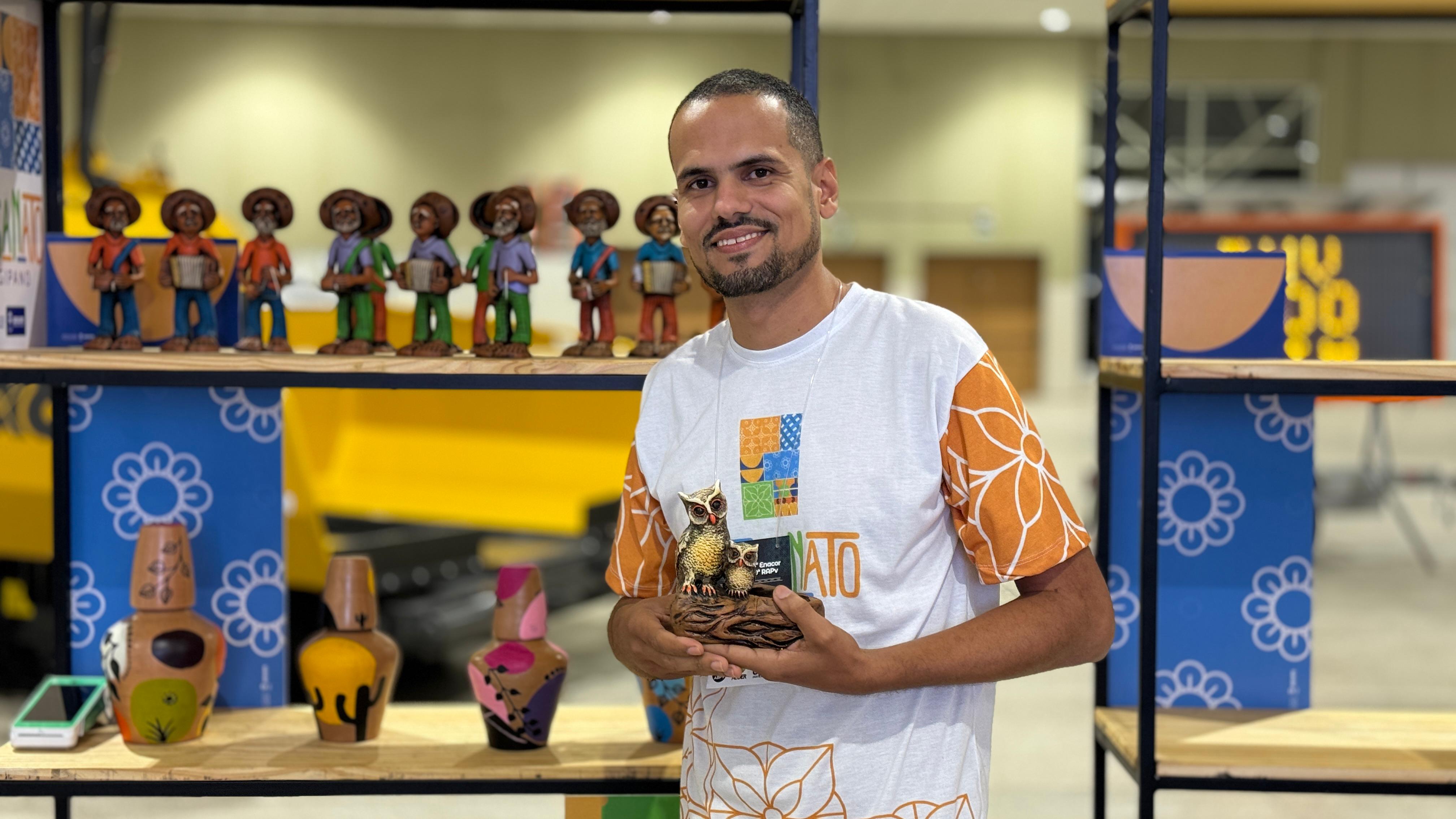 Artesão José Douglas | Foto: Seteem