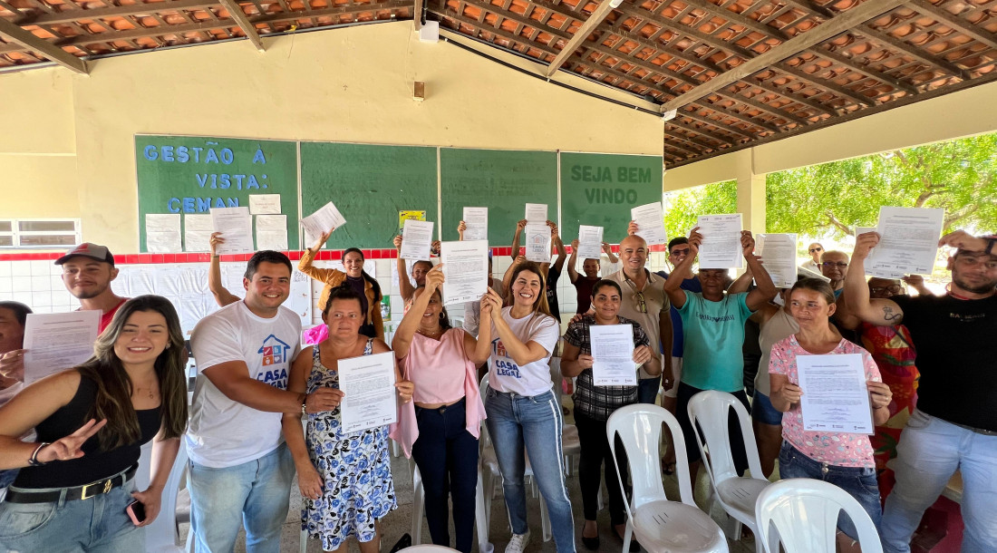 Governo de Sergipe entrega títulos ‘Casa Legal’ em Graccho Cardoso  /  Foto: Stephanie Taynah