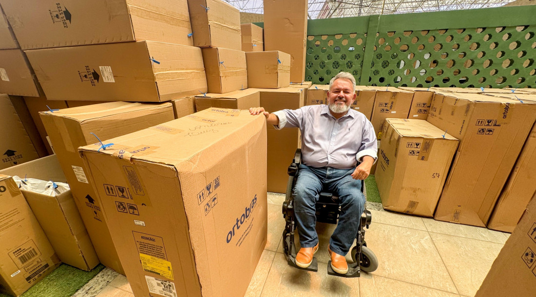 Antônio Luiz, presidente do Conselho Estadual das Pessoa com Deficiência e Altas Habilidades em Sergipe / Foto: Mário Sousa/SES