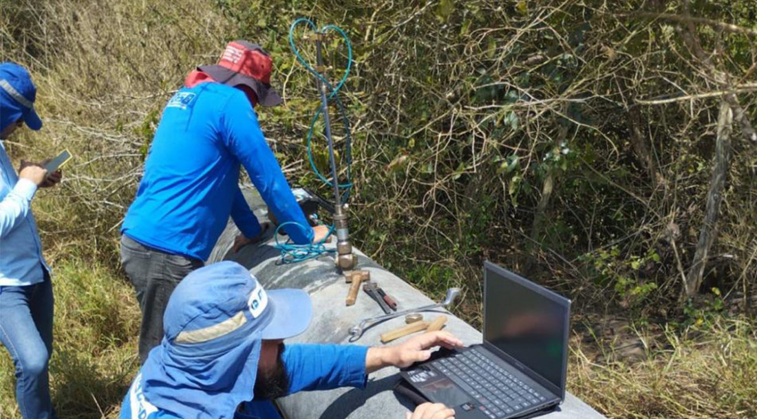 Deso investe na melhoria do sistema no sertão sergipano // Foto: Ascom/ Deso