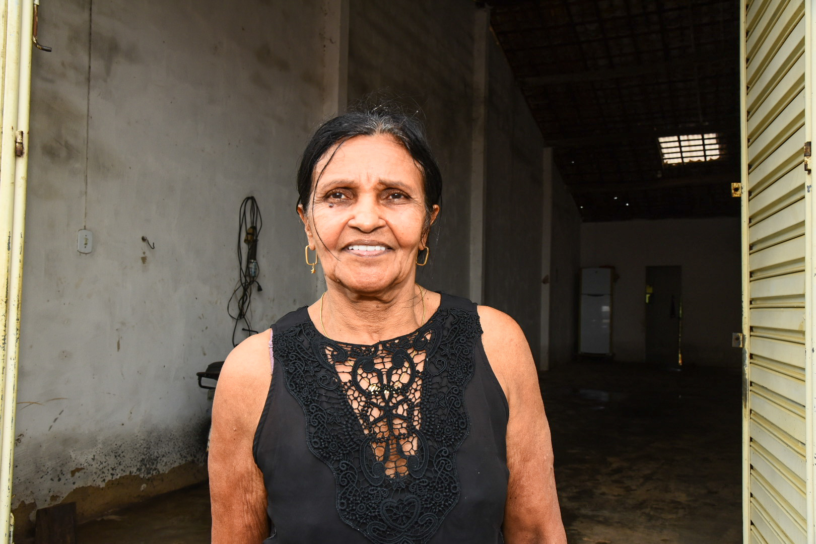 Edilma Teles, moradora de Frei Paulo / Foto: Tiago Santos