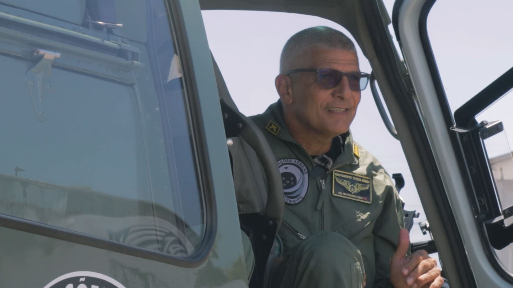 Coronel Fernando Góes, comandante do Grupamento Tático Aéreo / Foto: Ascom SSP