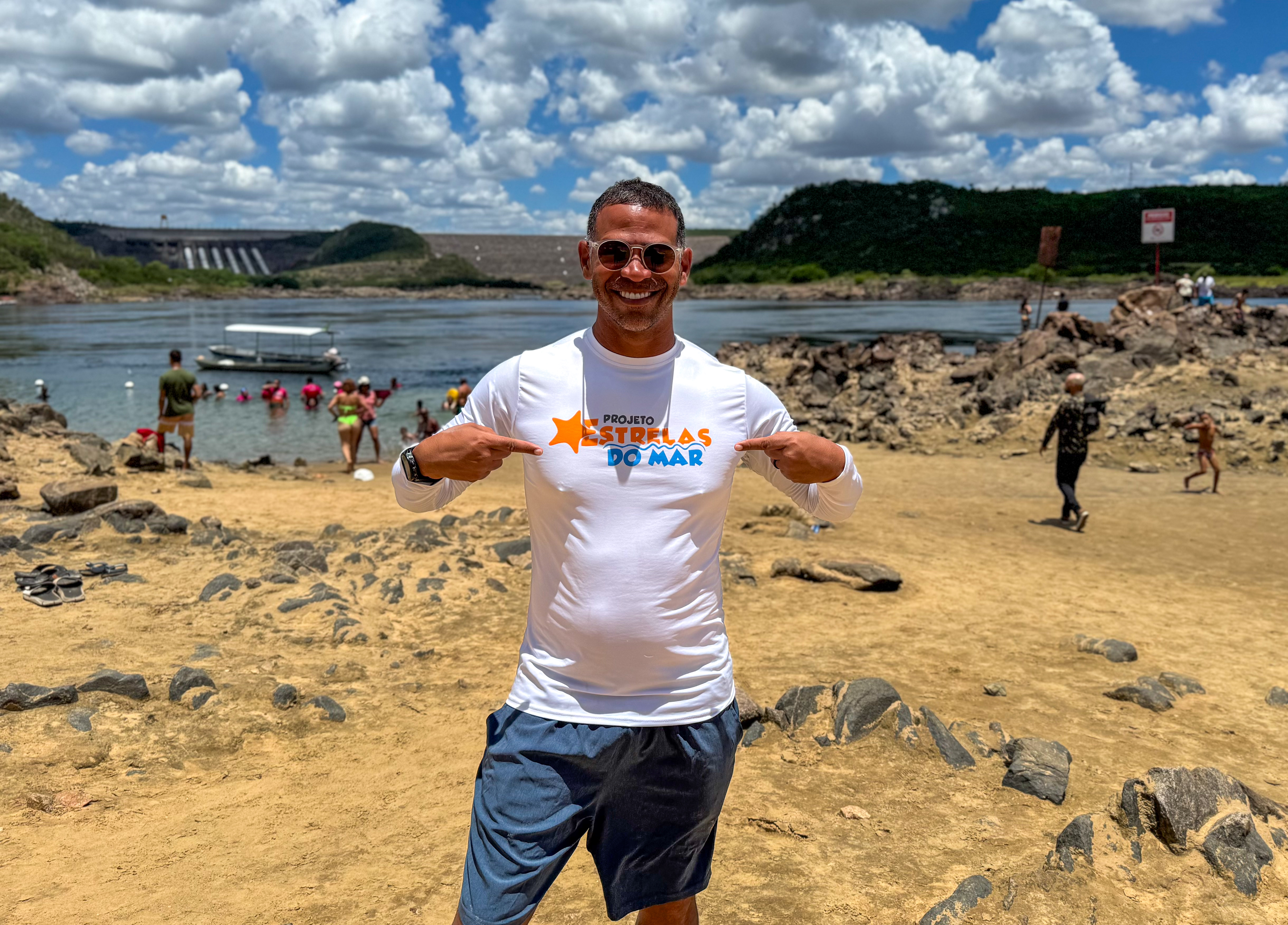 Idealizador do Projeto Estrelas do Mar, Byron Silva/Foto: Everton Souza
